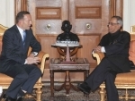 Australian PM calls on Pranab Mukherjee